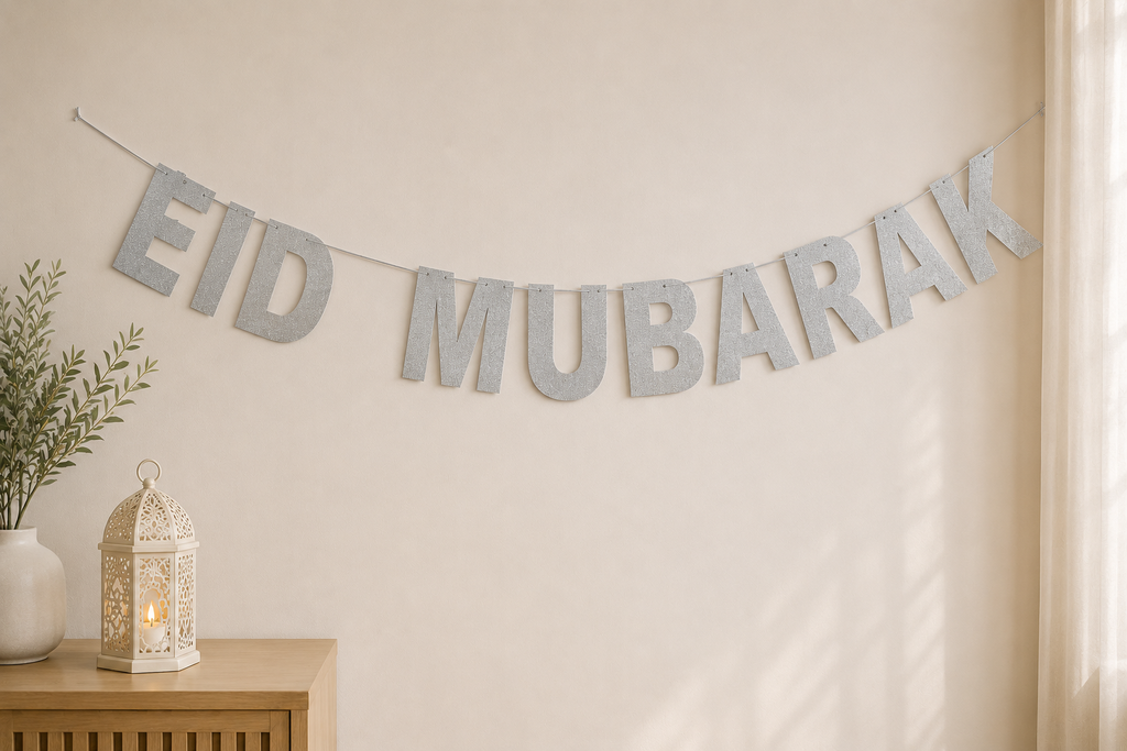 ✨ Banderole Eid Mubarak Élégante & Festive