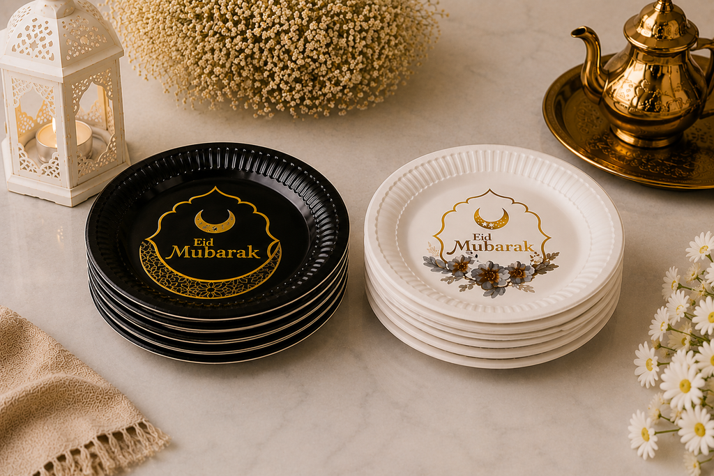 ✨ Assiettes Aïd Mubarak Élégantes & Raffinées